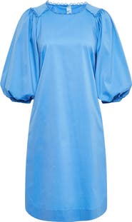 Maison Common Effortless A-Line Balloon Sleeve Dress