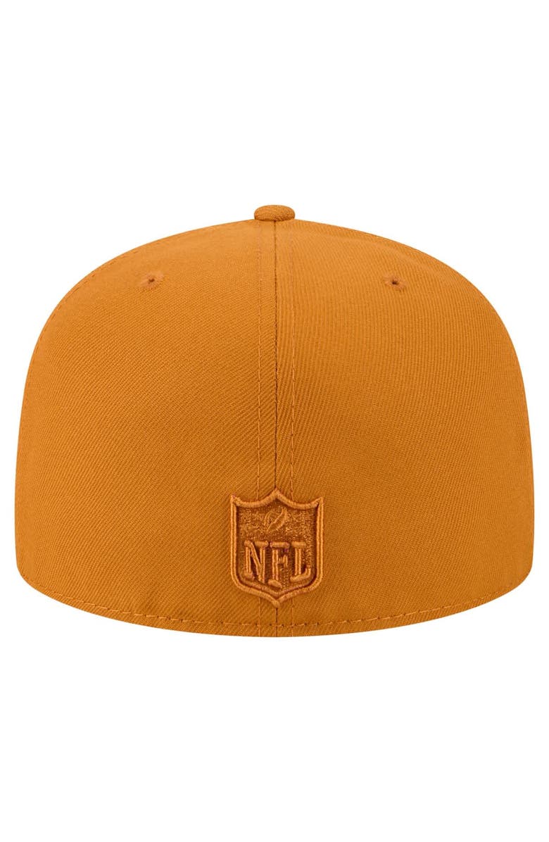 New Era Men's New Era Brown Houston Texans Color Pack A-Frame 59FIFTY Fitted Hat, Alternate, color, Brown