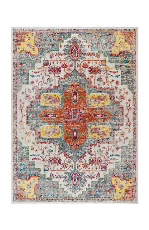 Zafra Vintage Medallion Area Rug