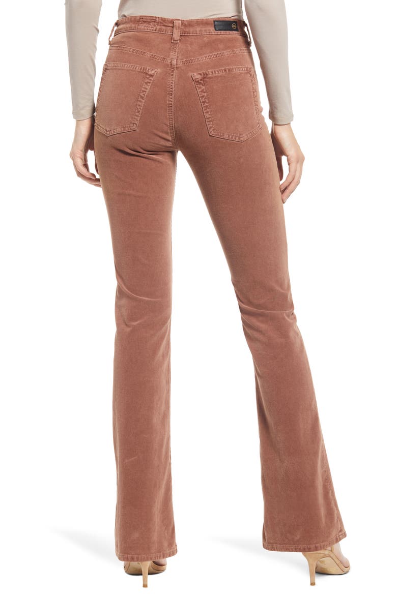 Alexxis High Waist Bootcut Pants, Alternate, color, SULFUR DARK WAL