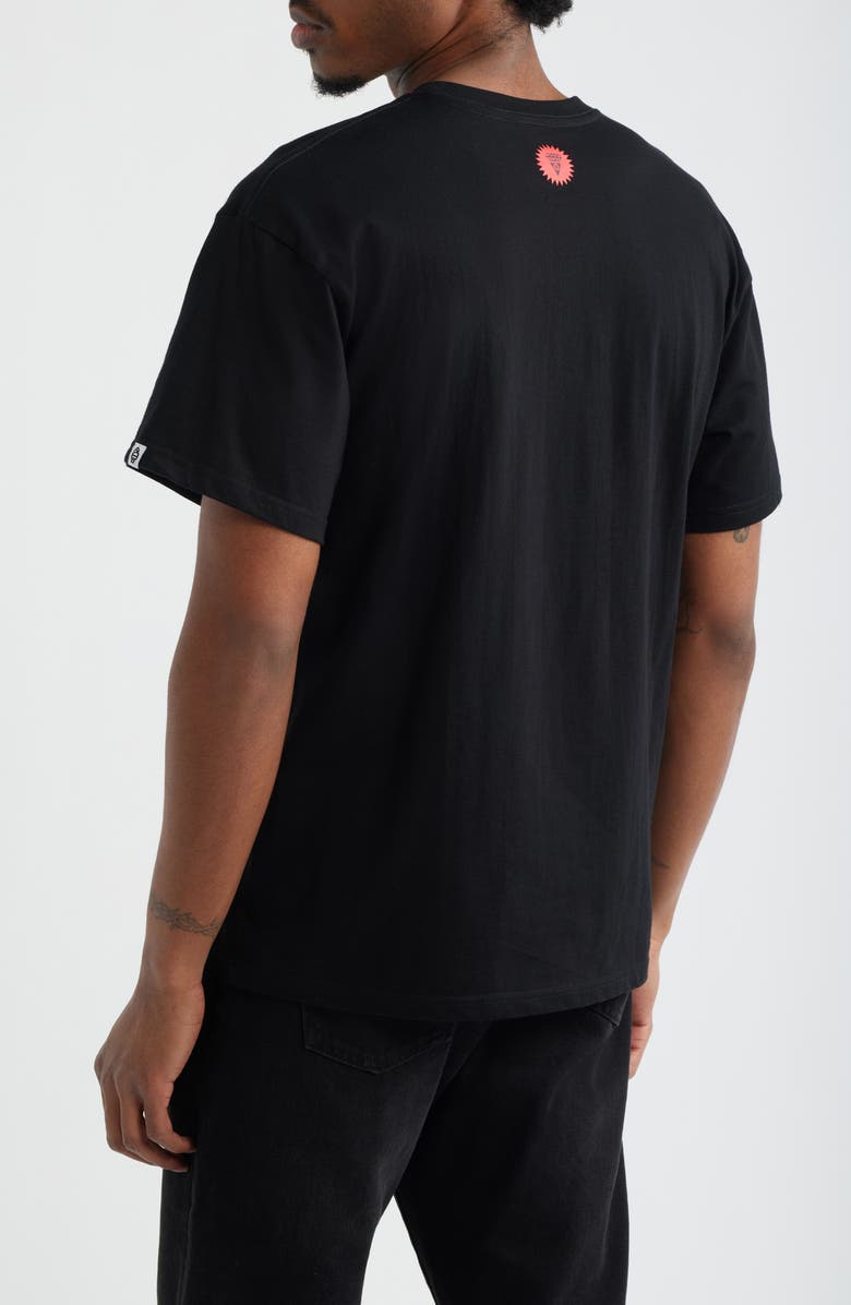 ICECREAM Origami Cotton Graphic T-Shirt, Alternate, color, Black