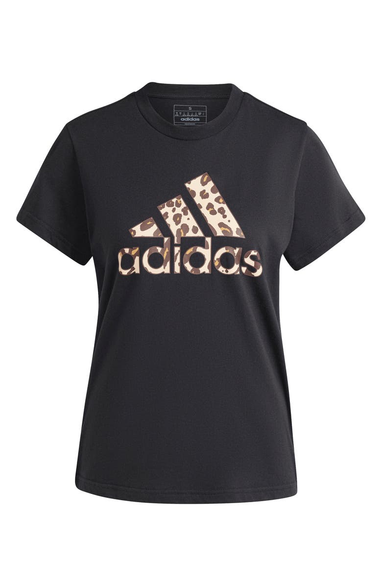 adidas Animal Print Logo Cotton T-Shirt, Alternate, color,