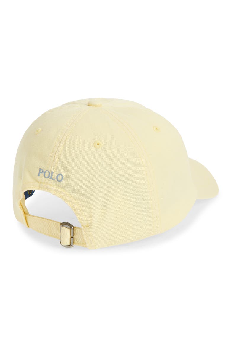 Kids' Adjustable Cotton Chino Baseball Cap, Alternate, color, T-BIRD YELLOW