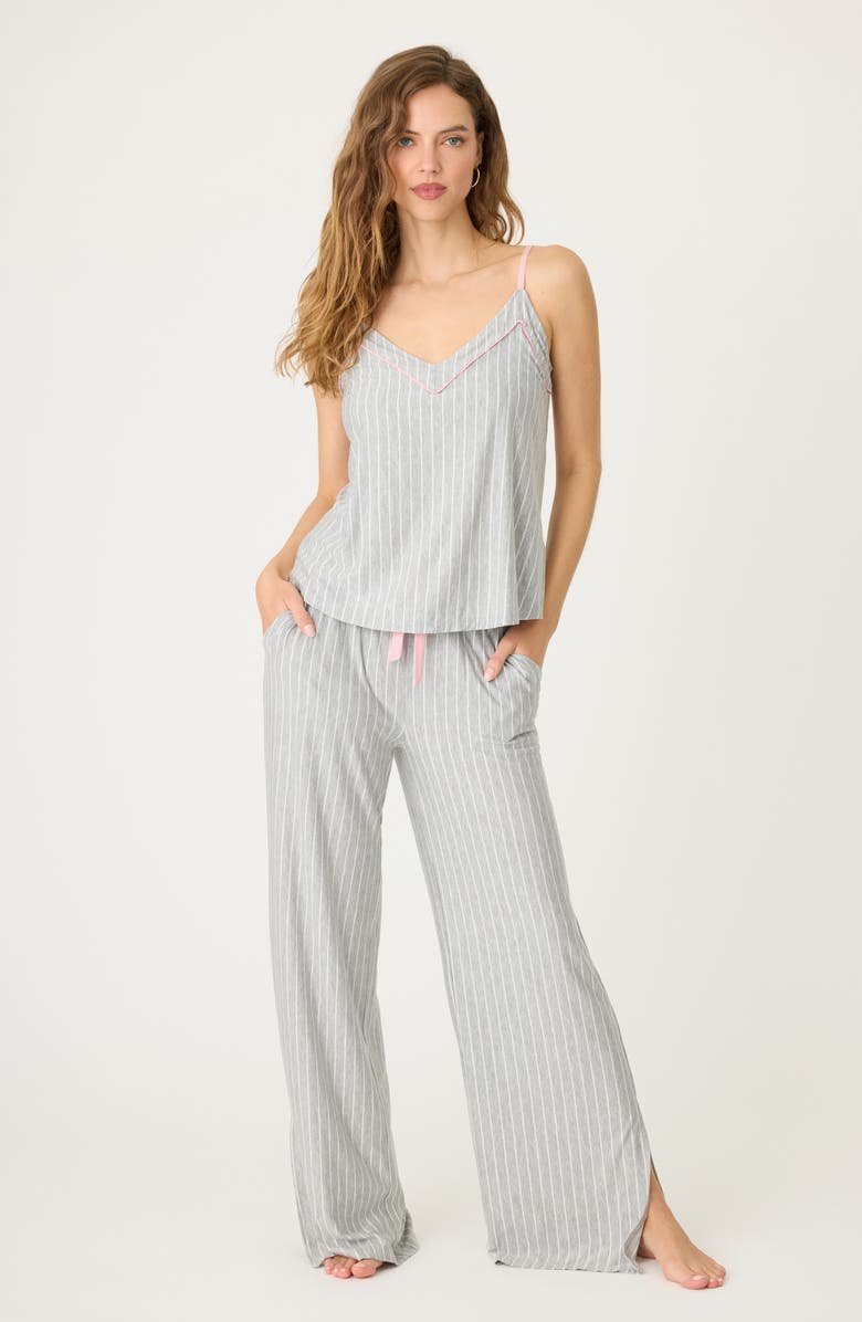 PJ Salvage Lazy Days Pajama Camisole, Alternate, color, H Grey