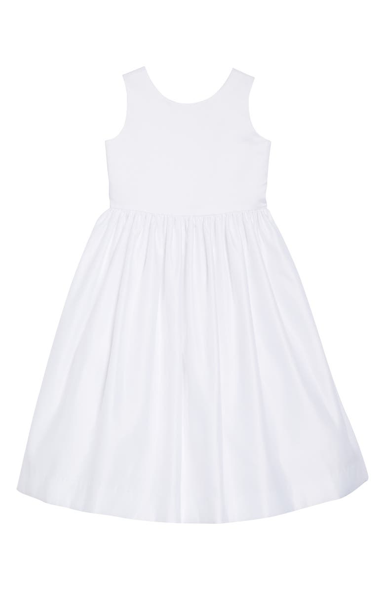 Us Angels Sleeveless Fit & Flare Dress, Main, color, White
