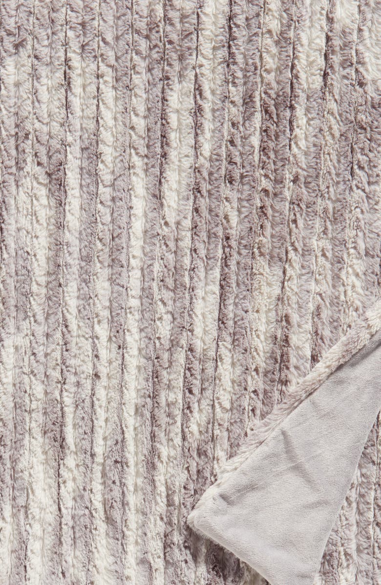 NORDSTROM AT HOME Nordstrom Cozy Plush Faux Fur Blanket, Alternate, color, 