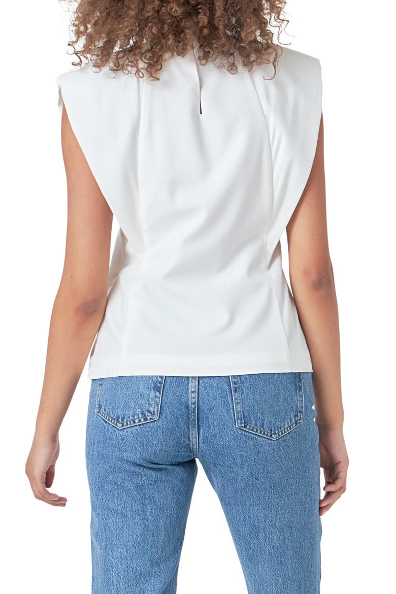 Sleeveless Top, Alternate, color, WHITE