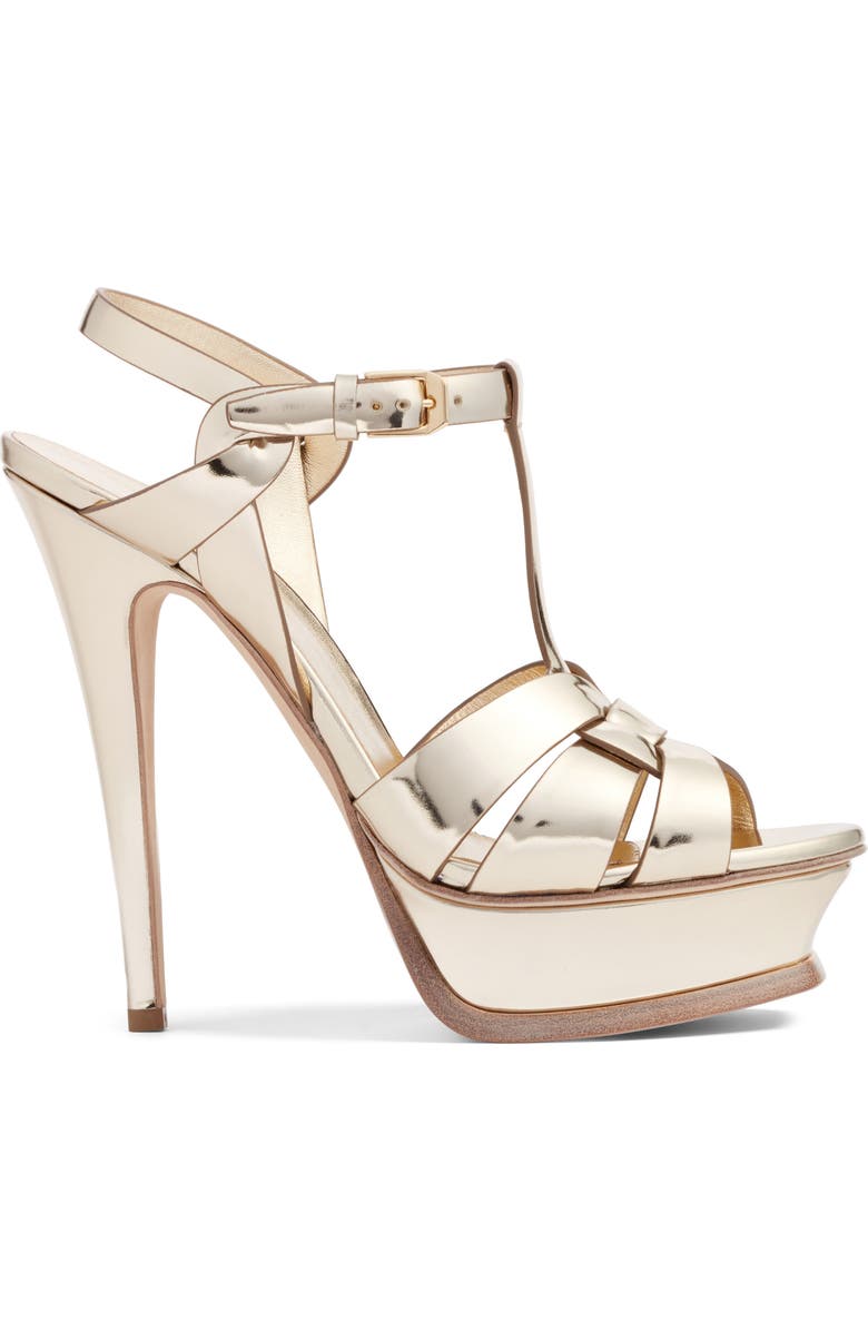 Saint Laurent Tribute Sandal, Alternate, color,
