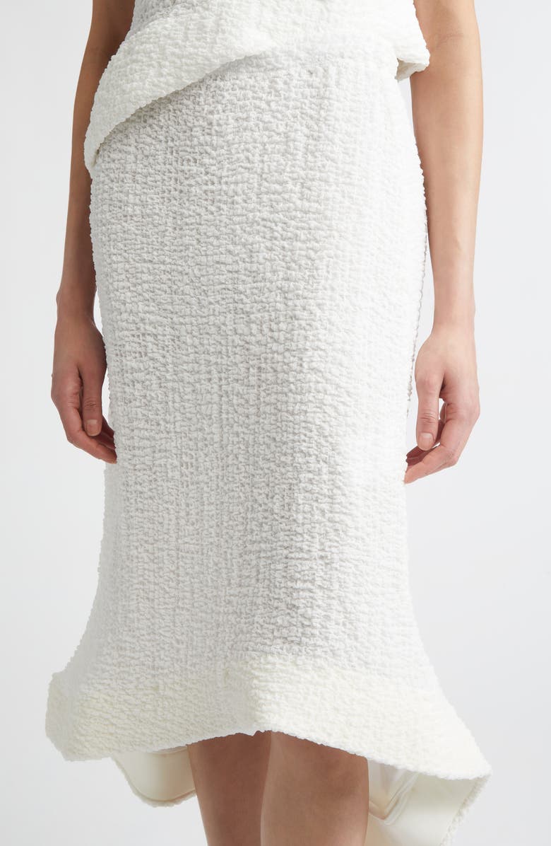 MELITTA BAUMEISTER Wavy Foam Hem Skirt, Alternate, color, White
