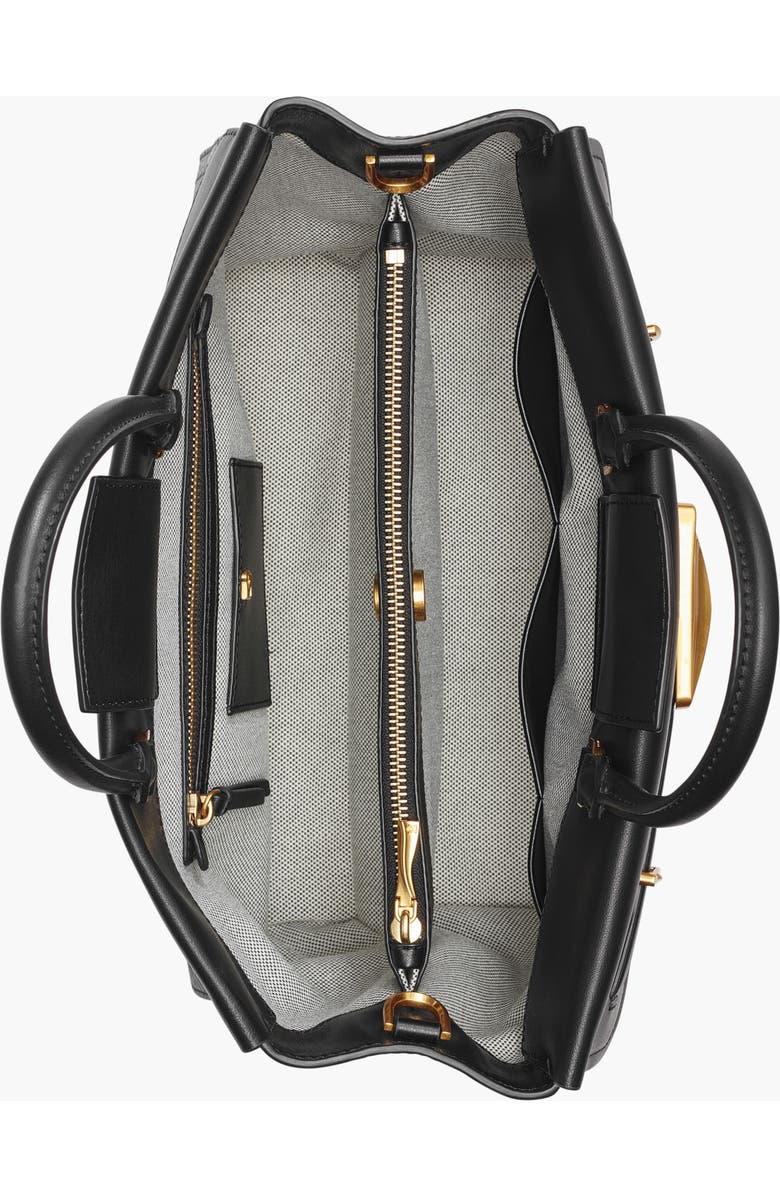 Donna Karan New York Oceanside Satchel, Alternate, color, Blk/Gold