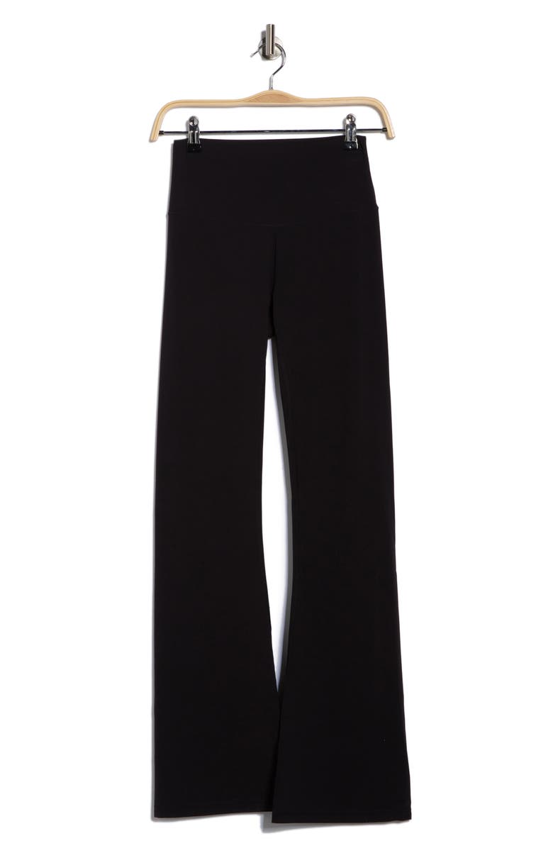 Z by Zella Serenity High Waist Flare Leggings, Alternate, color, Black