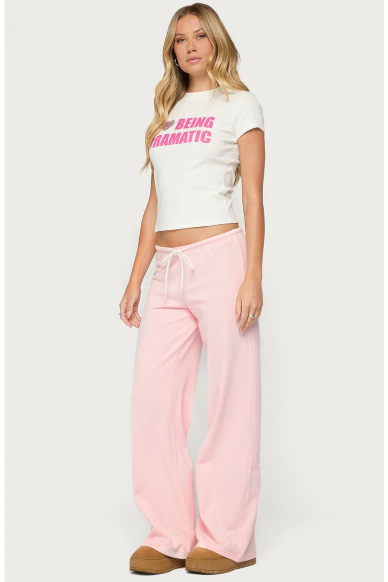 Callista Straight Leg Sweatpants, Alternate, color, LIGHT-PINK