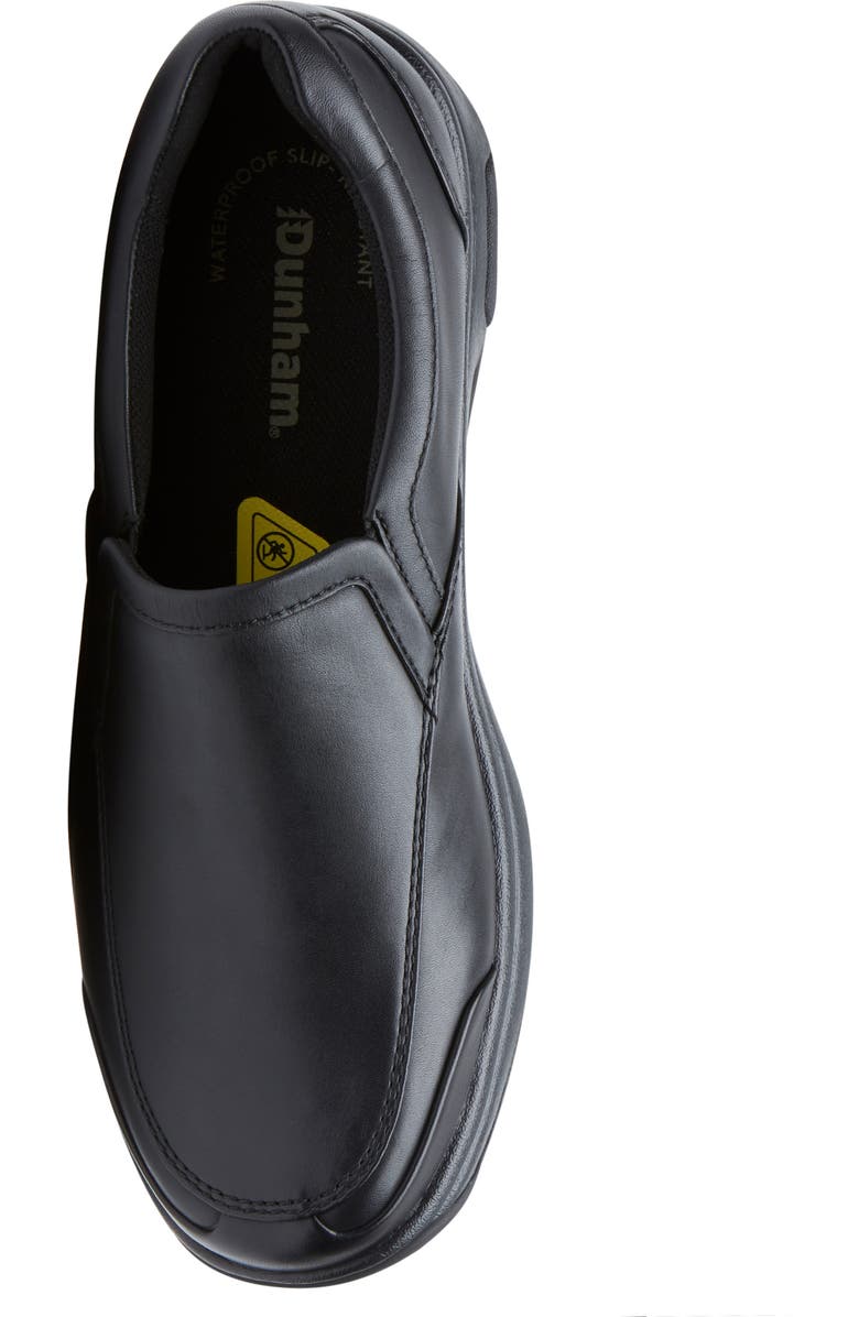Dunham Battery Park Waterproof Slip-On, Alternate, color, Black Leather