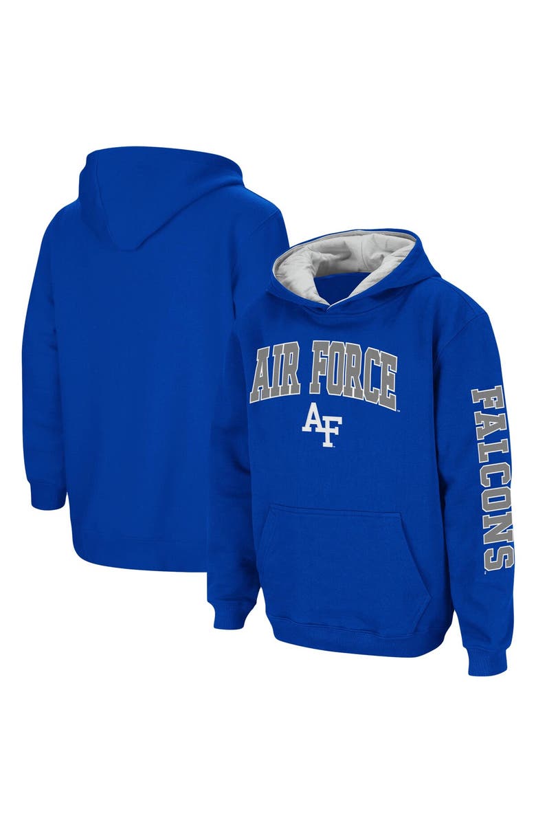 COLOSSEUM Youth Colosseum Royal Air Force Falcons 2-Hit Team Pullover Hoodie, Alternate, color, Royal