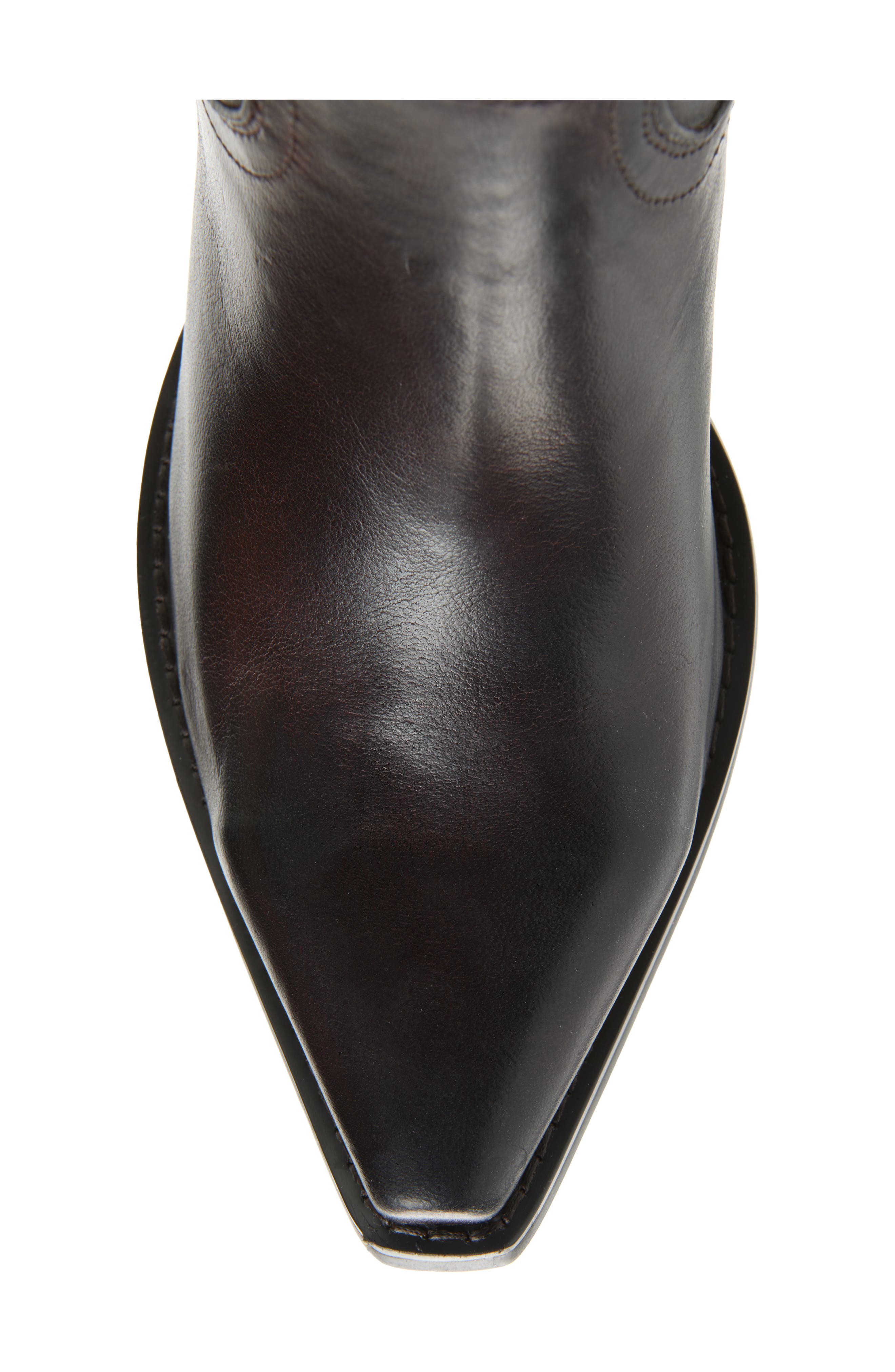 Jeffrey Campbell Rancher Knee High Western Boot, Alternate, color, Brown Leather