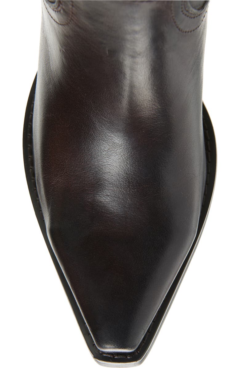 Jeffrey Campbell Rancher Knee High Western Boot, Alternate, color, Brown Leather