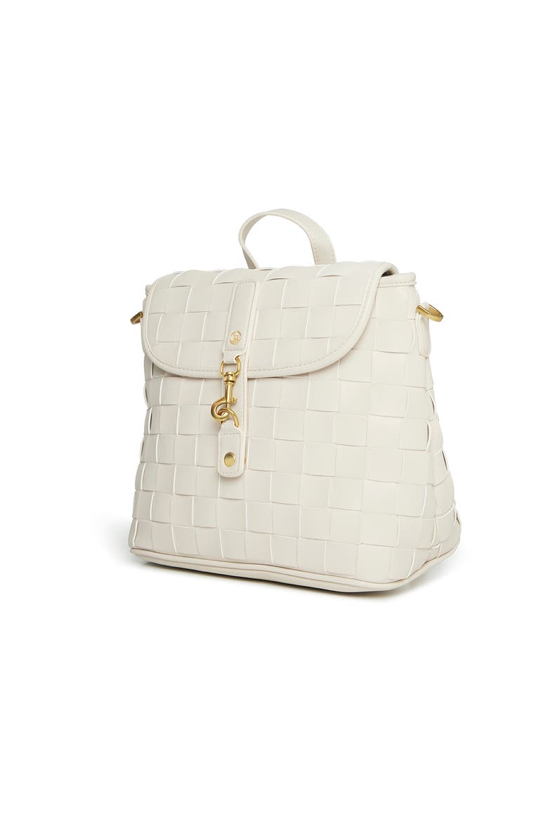 Rosie Mini Vegan Backpack, Alternate, color, White