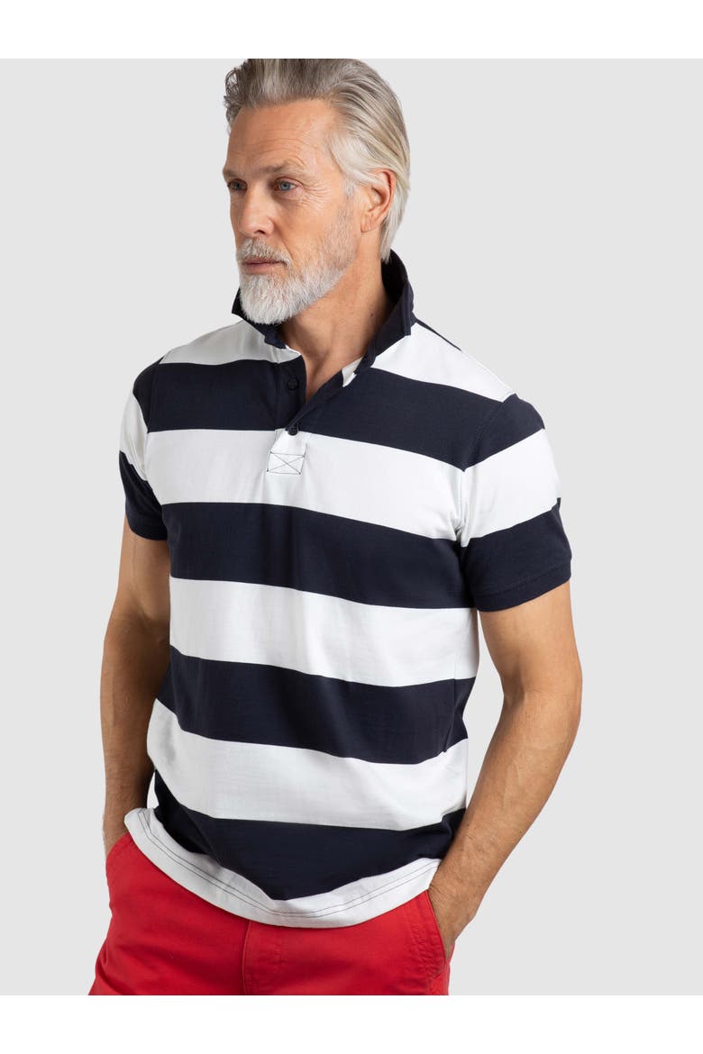 Ronald Short Sleeve Polo Shirt, Main, color, Navy