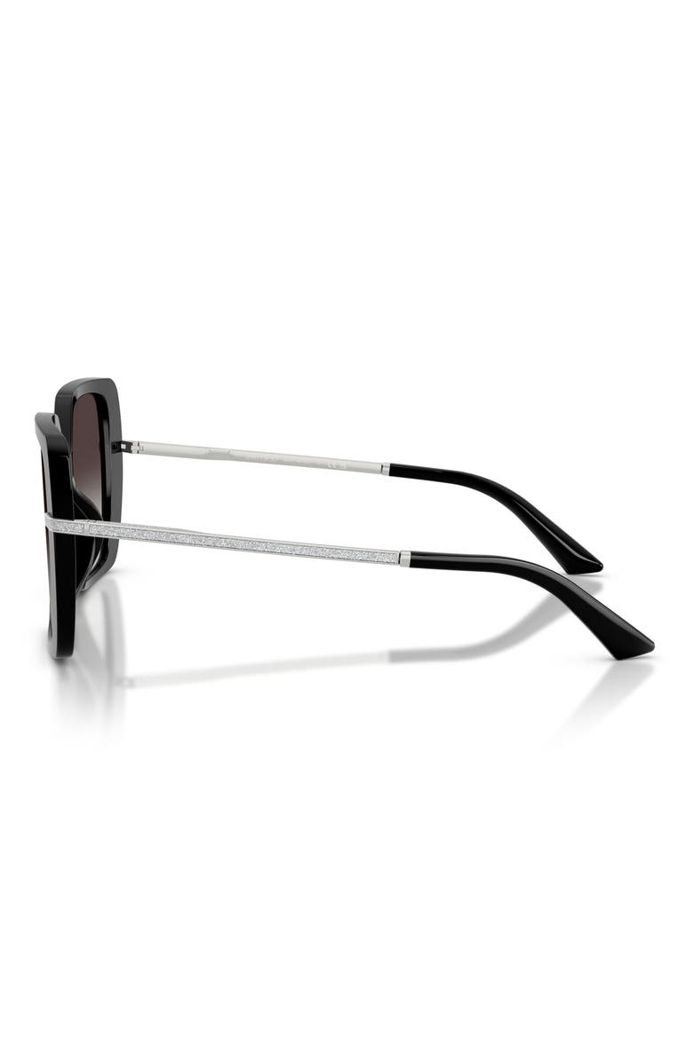 Pati 55mm Square Sunglasses, Alternate, color, BLACK / GRADIENT GRAY