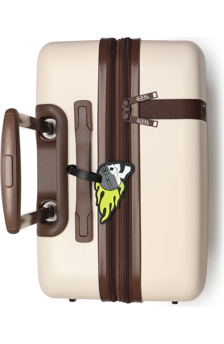 Von Dutch American Heritage 2-Piece Suitcase ID Tag Set with Adjustable Straps, Alternate, color, American Heritage