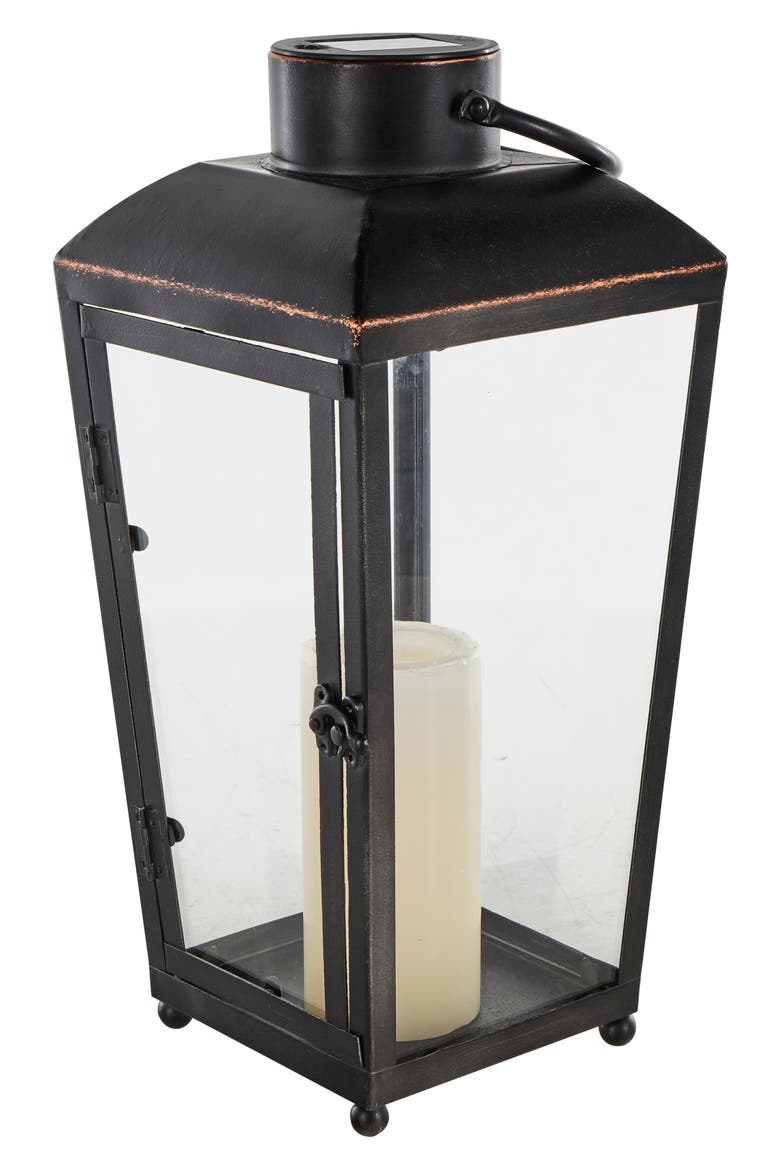 Lantern Candleholder, Main, color, BLACK