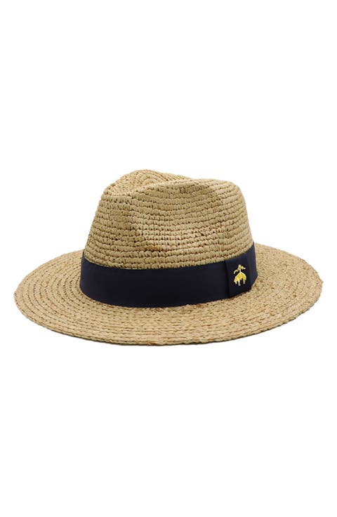 Raffia Crochet Fedora