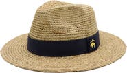 Amicale Cashmere Raffia Crochet Fedora