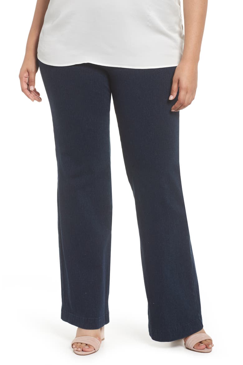'Lyssentials Denim Trousers, Main, color, INDIGO