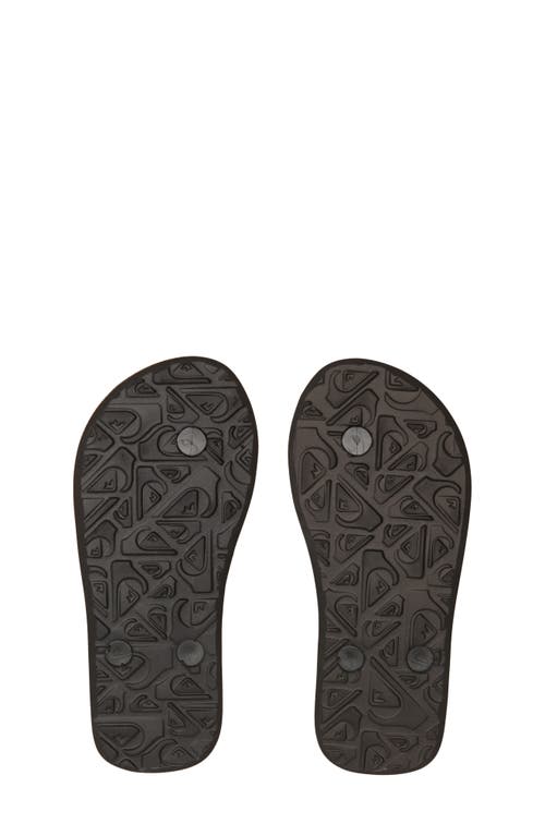 Quiksilver Molokai Art Ii Flip Flop In Black