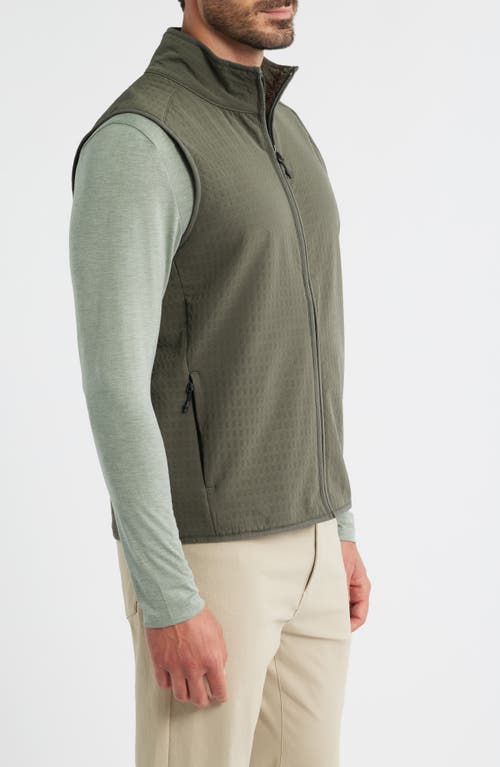 Free Fly Gridback Fleece Lined Vest In Green