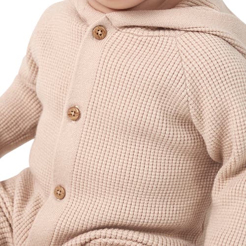 Modern Moments™ By Gerber Hooded Sweater Romper In Beige
