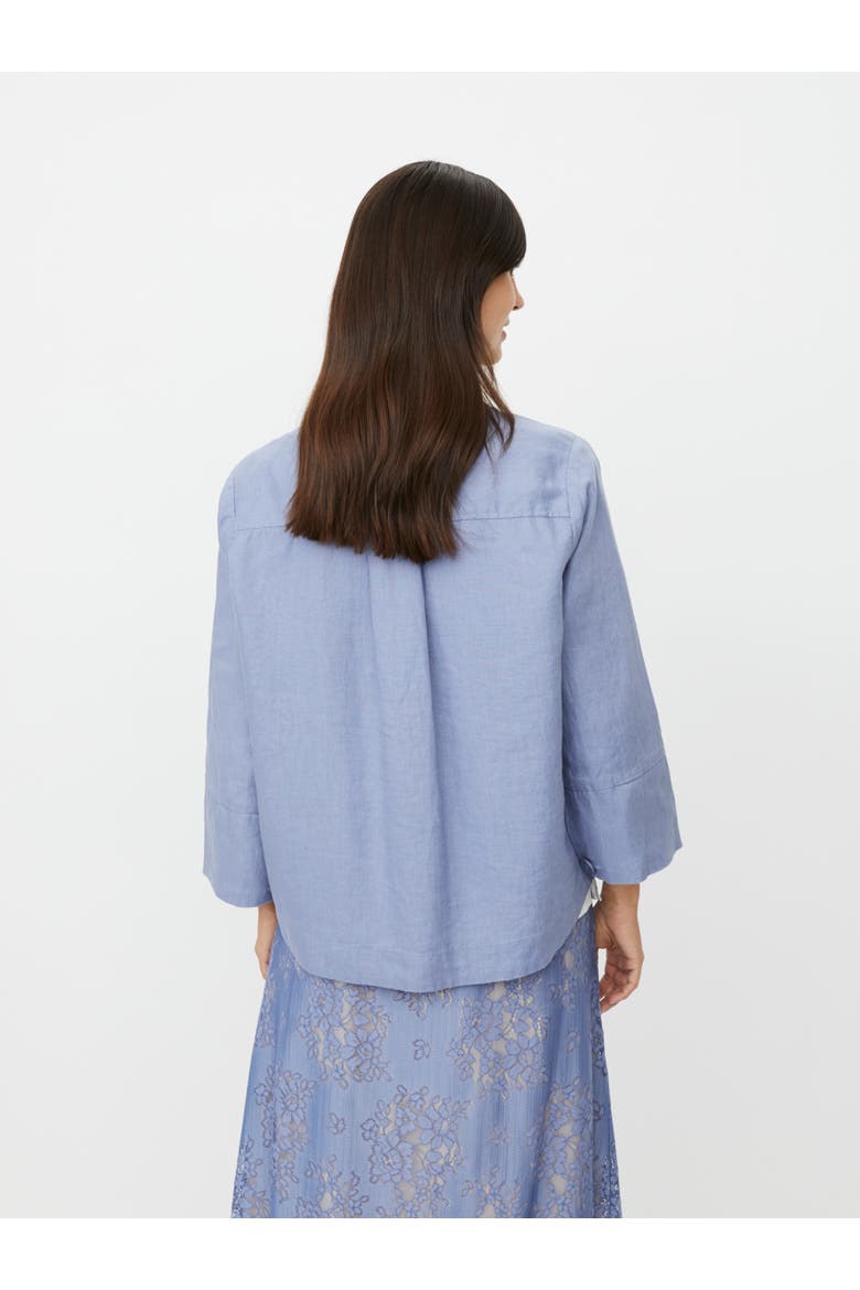 MaJurelle Linen Overshirt, Alternate, color, Stonewash