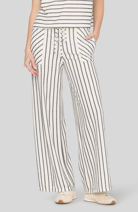 Zadie Striped Wide Leg Pants