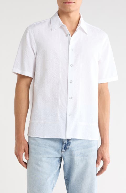 Danny Short Sleeve Cotton Button-Up Shirt