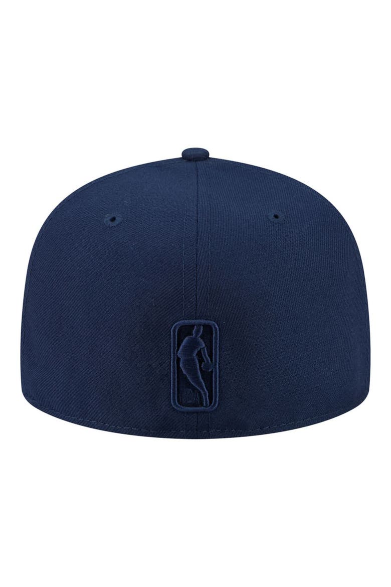 Men's New Era Navy Chicago Bulls Tonal Color Pack 59FIFTY Fitted Hat, Alternate, color, Navy