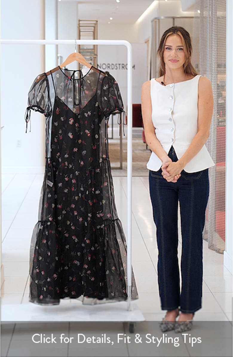 Kaida Tumbling Carnation Dress, sales video thumbnail