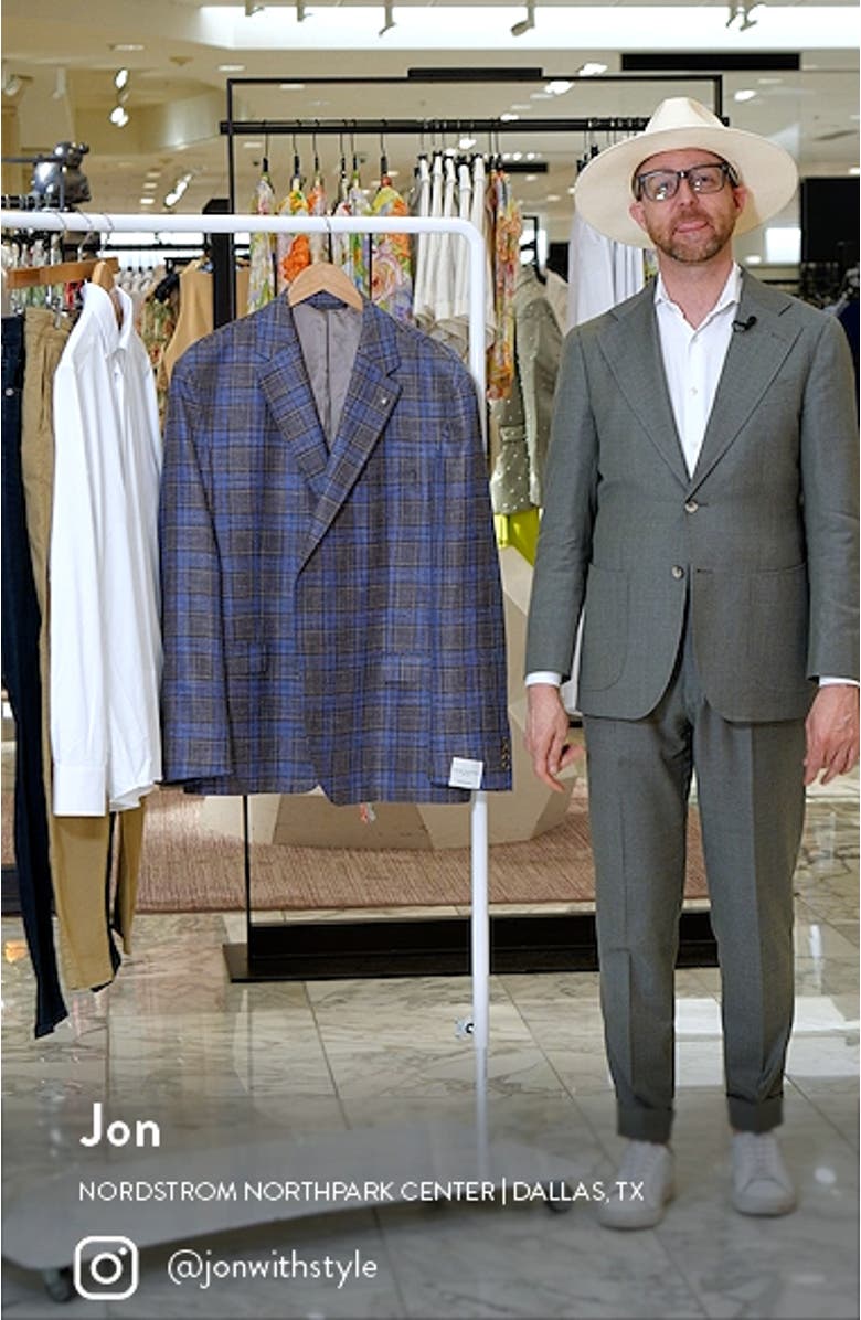 McAllen Soft Construction Wool Blend Sport Coat, sales video thumbnail
