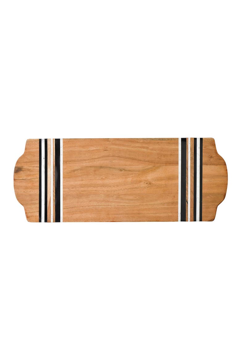 Stonewood Stripe Serving Board, Main, color, BROWN MULTI