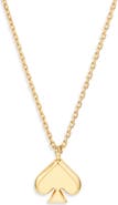Kate Spade New York mini spade pendant necklace