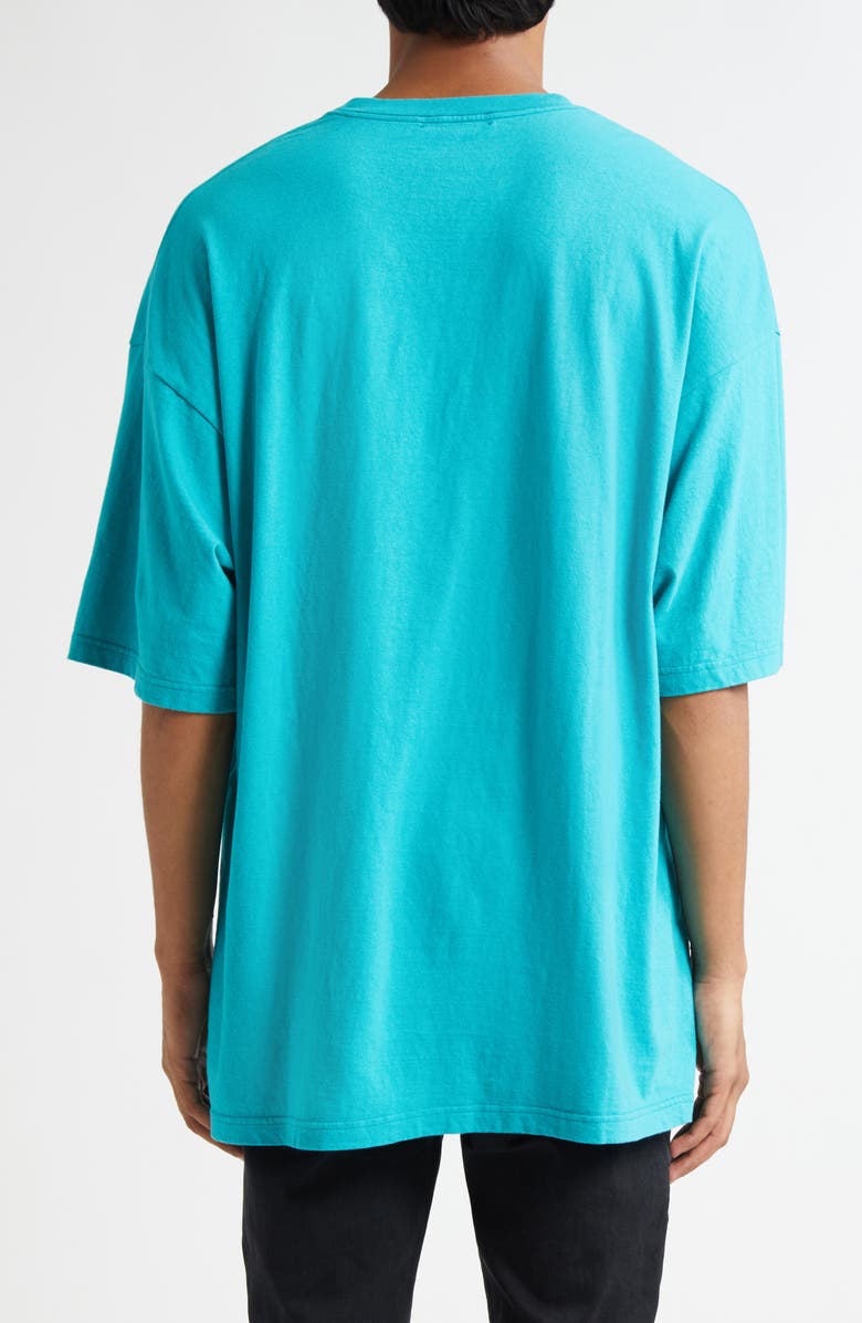 Undercover Oversize Graphic T-Shirt, Alternate, color, Turquoise