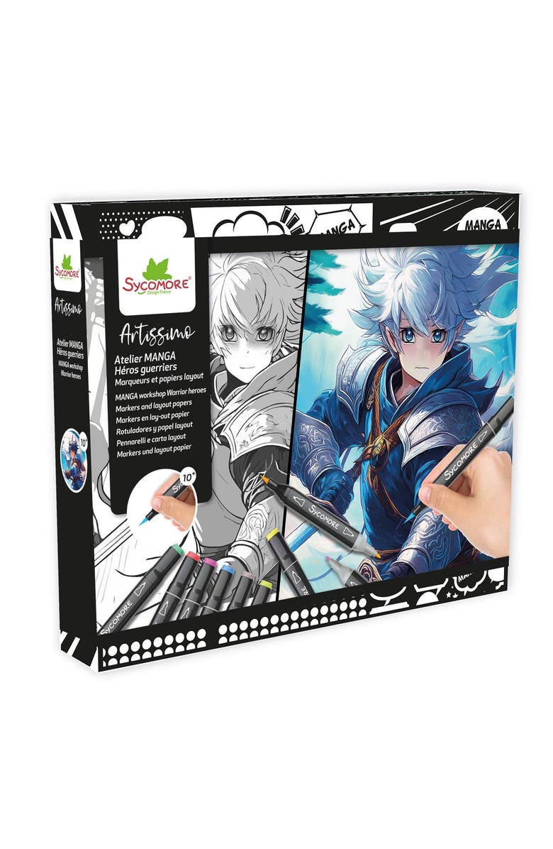 Sycomore Manga - L Layout And Markers Warrior Heroes - 10y+, Main, color, Multicolor