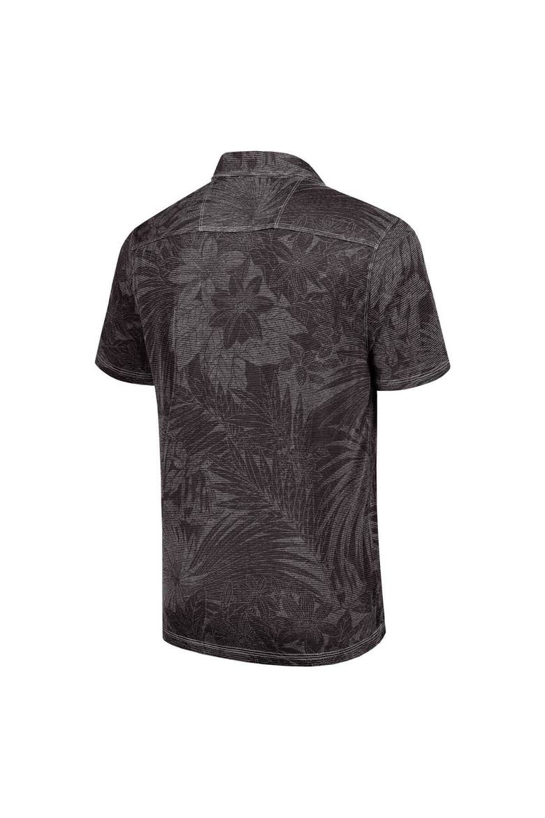 Men's Tommy Bahama Black Iowa Hawkeyes Big & Tall Sport Santiago Paradise Polo, Alternate, color, Black