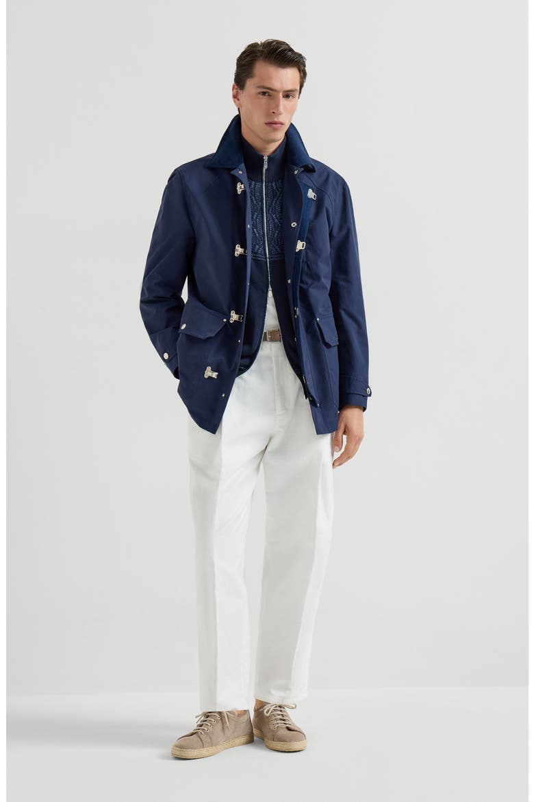 Cotton cardigan, Alternate, color, Navy Blue