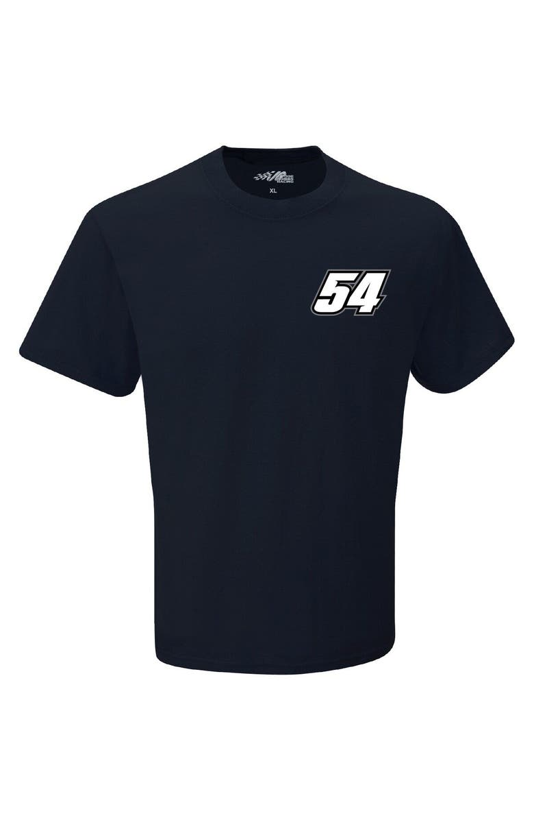 JOE GIBBS RACING TEAM COLLECTION Men's Joe Gibbs Racing Team Collection Navy Ty Gibbs Exclusive Tonal Flag T-Shirt, Alternate, color, 