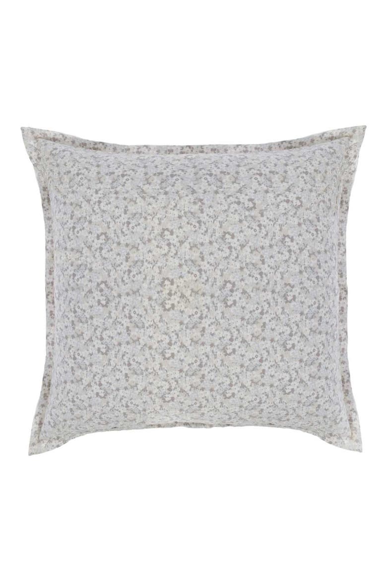 June Euro Pillow Sham, Main, color, OCEAN/ GREY