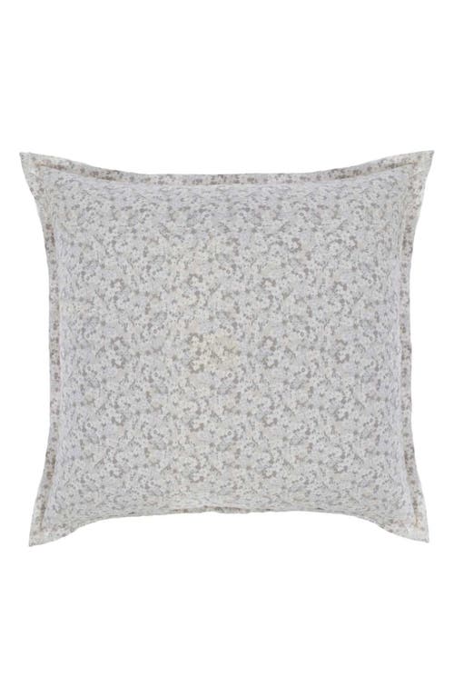 Pom Pom At Home June Euro Pillow Sham In Ocean/grey