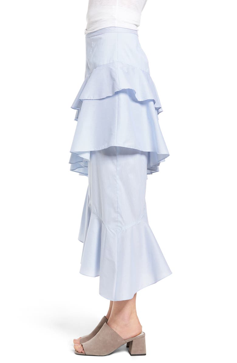 Chelsea28 Ruffle Midi Skirt, Alternate, color,