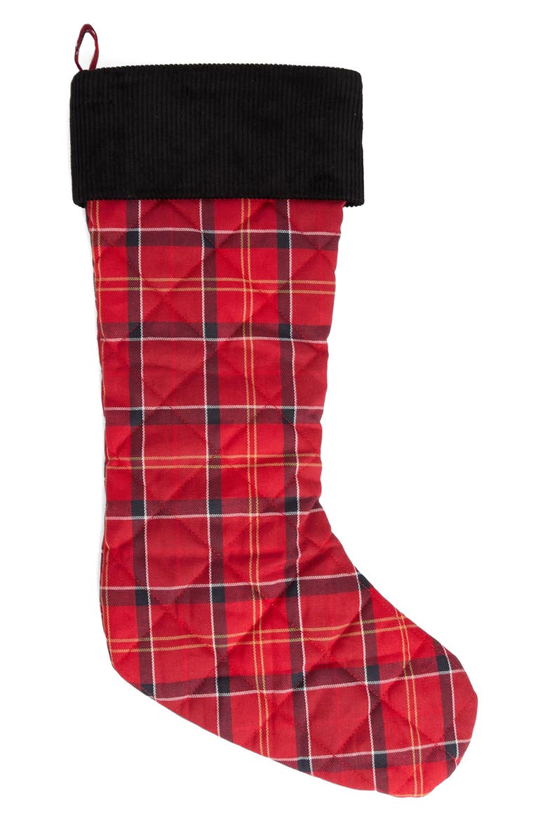 Christmas Stocking, Alternate, color, CARDINAL TARTAN