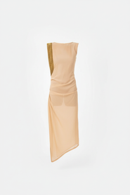 Chuks Collins The Aurelia Beaded Silk Chiffon Gown