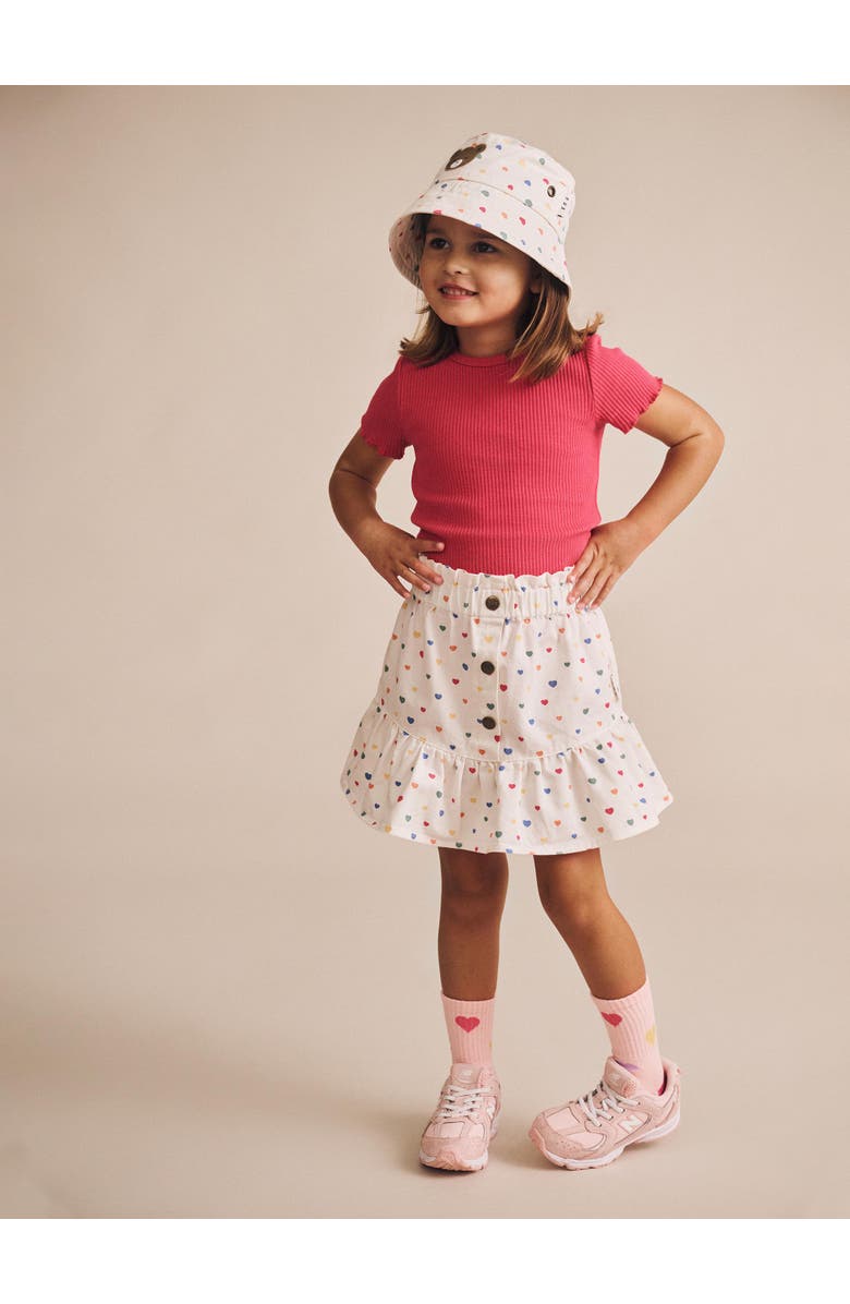 Huxbaby Cherry Rib Tee, Alternate, color, Cherry